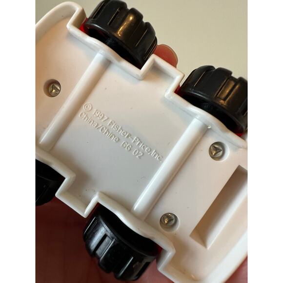 Fisher-Price Little People Dalmatian Fire Truck Toy Vehicle 1997 - Picture 7 of 7